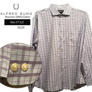 Alfred Sung long sleeve  dress shirt